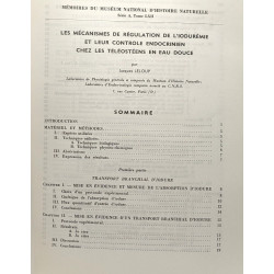 Les mécanismes de régulation de l'iodurémie et leur controle...