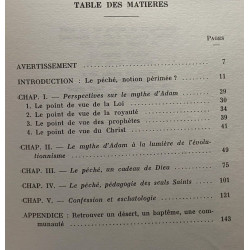 Le mythe d'Adam et le péché originel