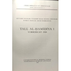 Tall al hamidiya 1 vorbericht 1984 --- Orbis biblicus et...