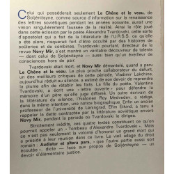 Réponse à Soljenitsyne
