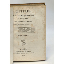 Lettres sur l'astronomie en prose et en vers - TOME PREMIER