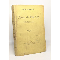 Choix de poèmes avec une préface d'Albert Heumann une...