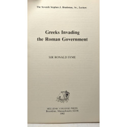 Greeks invading the roman government
