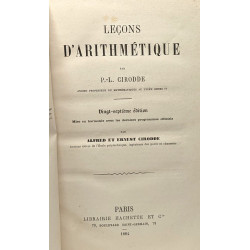 Leçons d'arithmétique - 27e édition