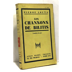 Les chansons de bilitis