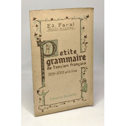 Petite grammaire de l'ancien français