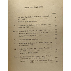 Fougères - Heures épiques - Heures tragiques - épisodes de son...