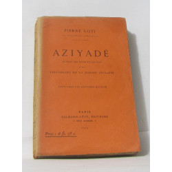Aziyadé extrait des notes et lettres d'un lieutenant de la marine...