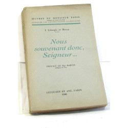 I.liturgie et messe - nous souvenant donc seigneur