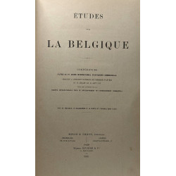 Études sur la Belgique - conférences faites au VIe cours...