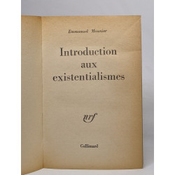 Introduction aux Existentialismes