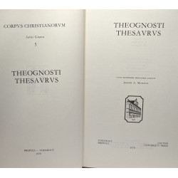 Theognosti thesaurus - Corpus Christianorum - series Graeca 5...