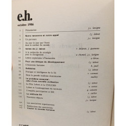 E.H. Louis Joseph Lebret Regards 86 --- n° spécial Octobre 1986...