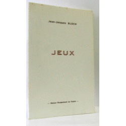 Jeux (avec hommage de l'auteur)