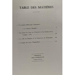 Études et récits charentais