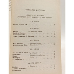 Anthologie de la littérature espagnole