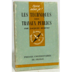 Les techniques des travaux publics
