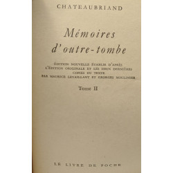 Mémoires d'Outre-tombe - Tome un et deux