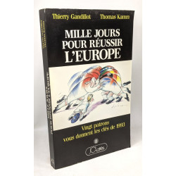 Mille jours pour réussir l'europe. 20 patrons vous donnent les...