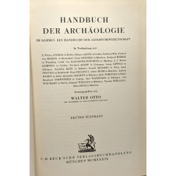 Handbuch der archäologie VI. 1 (tafeln) + VI. 1 (text) --- 2 Bände