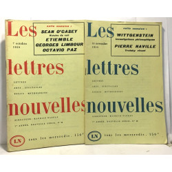 Les lettres nouvelles - 7 octobre 1959 - O'Casey Etiemble Limbour...