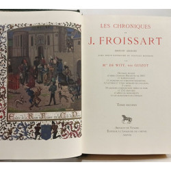 Les chroniques de J. Froissart édition abrégée avec texte...