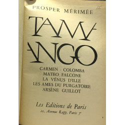 Tamango - Carmen Colomba Matéo Falcone La vénus d'Ille les âmes du...