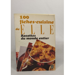 100 fiches cuisine de 'elle' tome 12 : recettes du monde entier