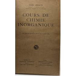 Cours de chimie inorganique - 4e édition revue et augmentée