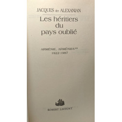 Arménie Arménies 1922-1987 tome 2 : Les Héritiers du pays oublié