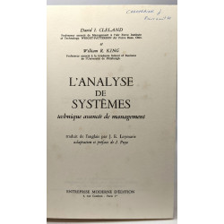 L'analyse de systèmes - technique avancée de management
