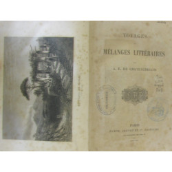 Voyages et mélanges littéraires - tome IX oeuvres complètes de...