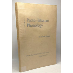 Proto-Takanan phonology (University of California publications in...