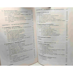 La préposition. Etude sémantique et pragmatique - champs linguistiques