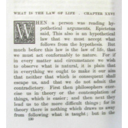 Epictetus en deux volumes (texte en anglais deuxième volume non coupé)