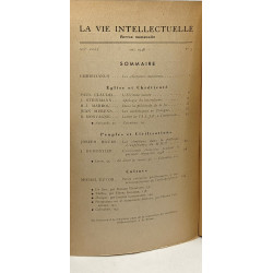 La vie intellectuelle n°5 16e année - Mai 1948 - les élections...