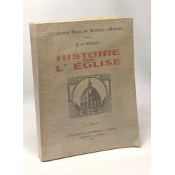 Histoire de l'église - troisième édition - collection belge de...