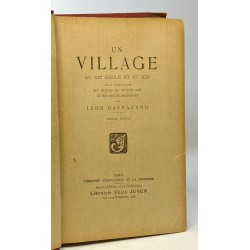 Un village au XIIe siècle et au XIXe récit comparatif des moeurs...
