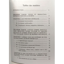 Production de l'école production de la société