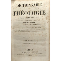 Dictionnaire de théologie - nouvelle édition COMPLET EN 4 VOLUMES...