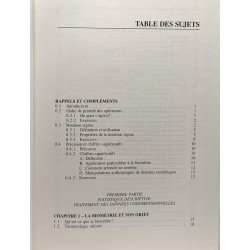 Éléments de biométrie