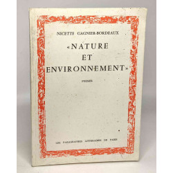 Nature et environnement - avec hommage de l'auteur