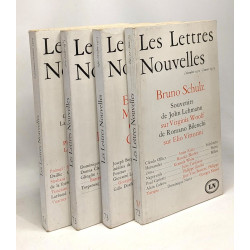 Les lettres nouvelles - 4 numéros: Sept.Oct. 74 Gombrowicz +...