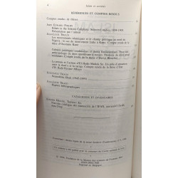 Islam et sociétés au Sud du Sahara - Cahiers annuels...