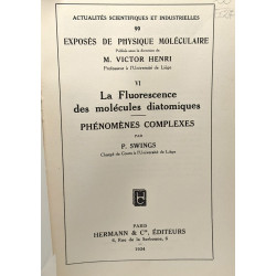La fluorescence des molécules diatomiques - Phénomènes complexes...