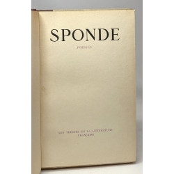 Sponde poésies