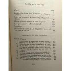 Sponde poésies