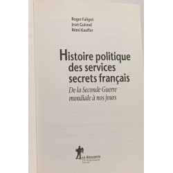 Histoire politique des services secrets français: De la seconde...