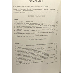 Chronique d'Egypte TOME L Nos 99-100 Janvier - Juillet 1975