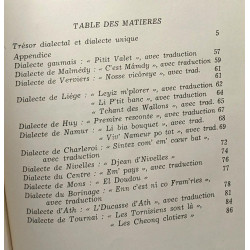 Trésor dialectal et dialecte unique - essai --- avec hommage de...